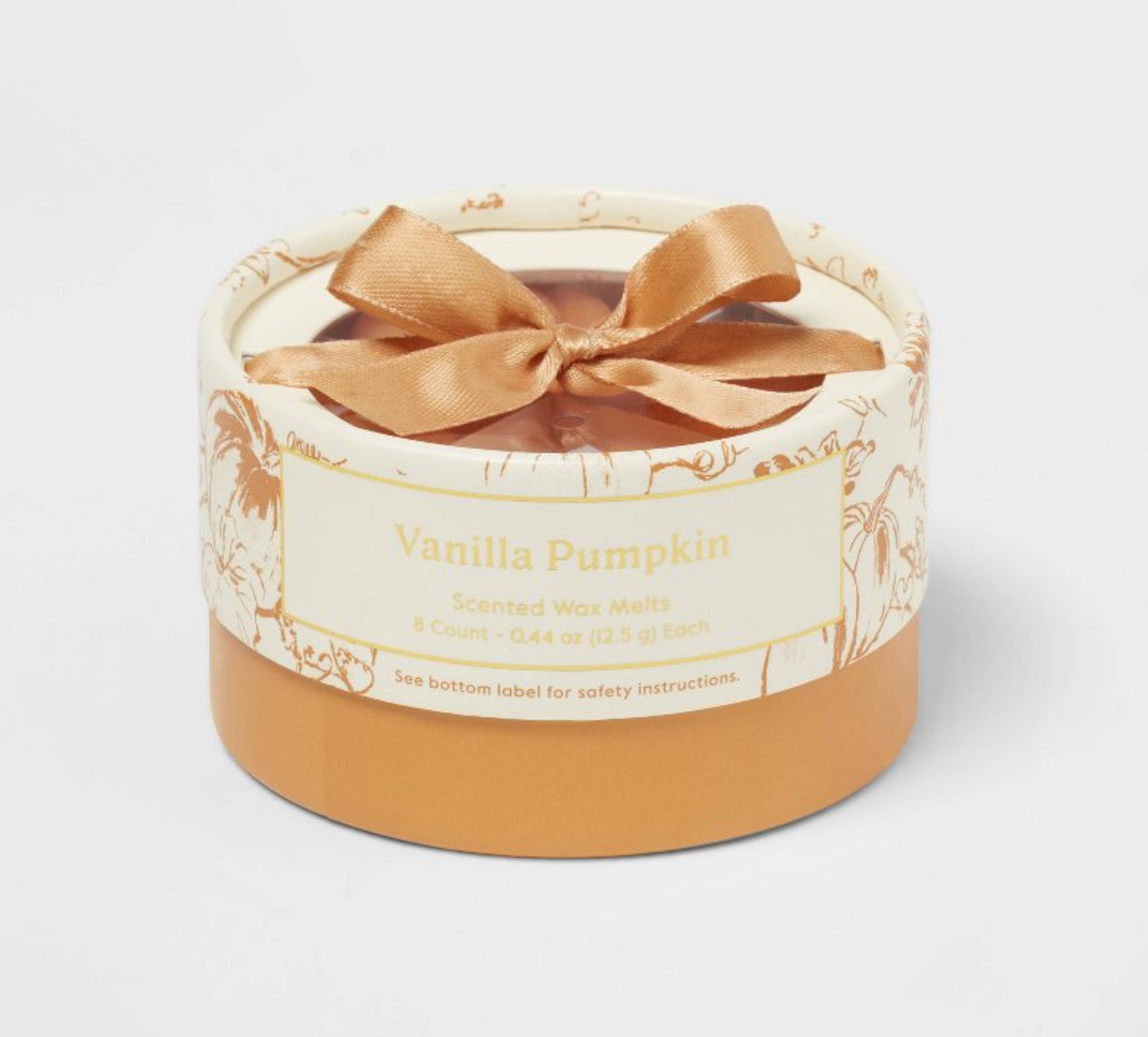 3.5oz Pumpkin Wax Melts Vanilla Pumpkin - Threshold