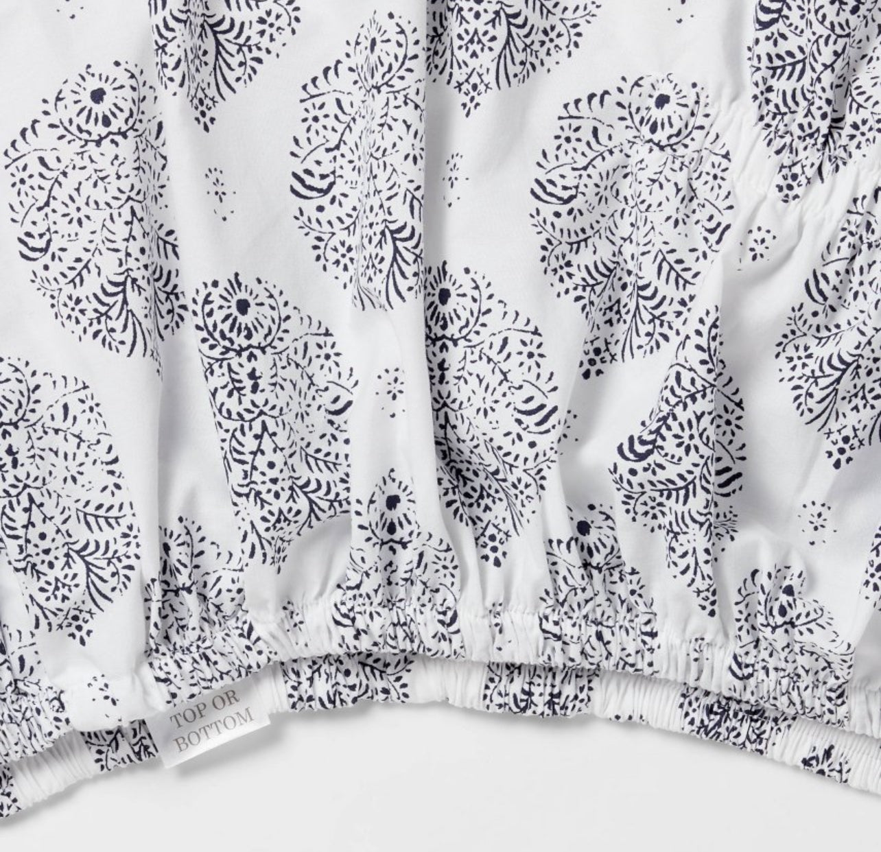 Twin 300 Thread Count Ultra Soft Printed Fitted Sheet Paisley - Threshold™