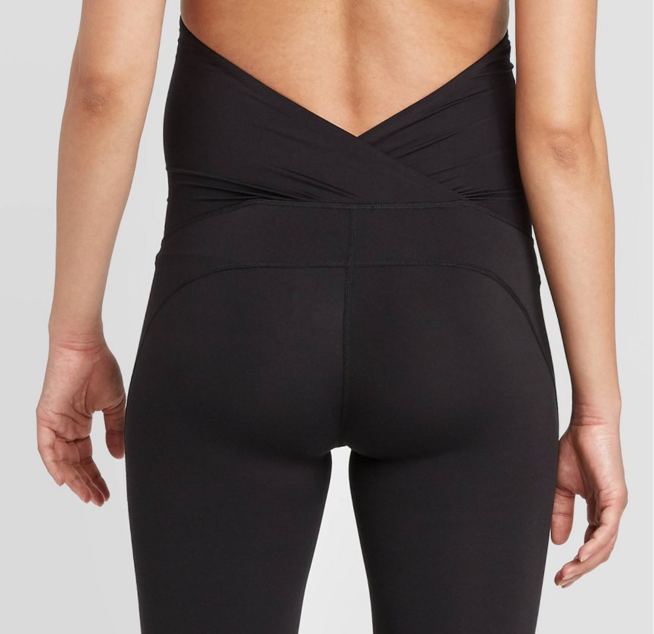 Over Belly Active Capri Maternity Pants - Isabel Maternity by Ingrid & Isabel™ Black S