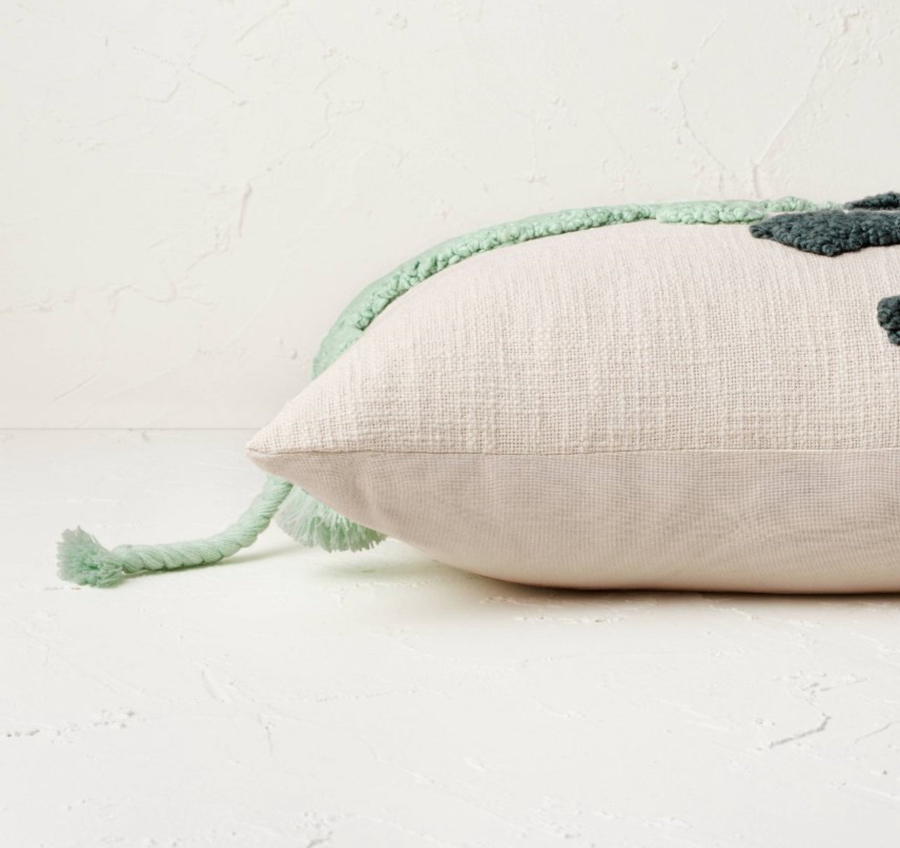 Two Lizard Punch Needle Lumbar Throw Pillow- Opalhouse