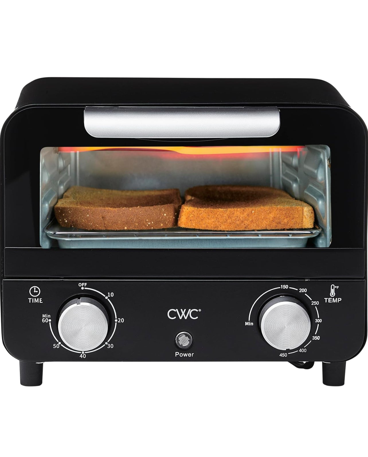 COOK WITH COLOR Mini Toaster Oven, Black