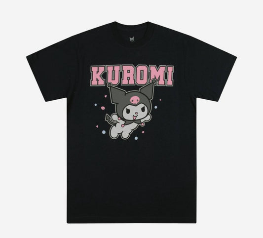 Men's Kuromi Short Sleeve Graphic T-Shirt - Navy Blue