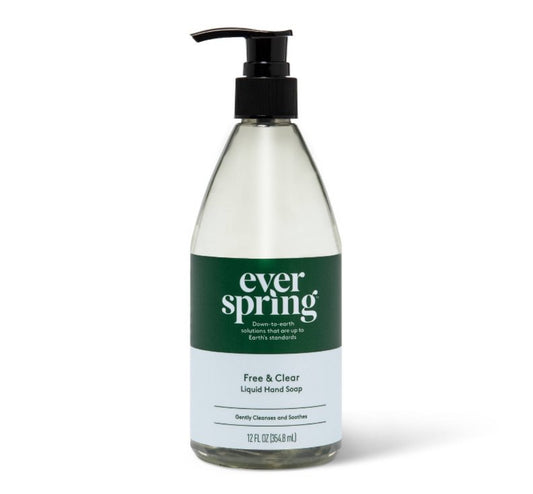 Unscented Liquid Hand Soap - 12 fl. oz - Everspring™