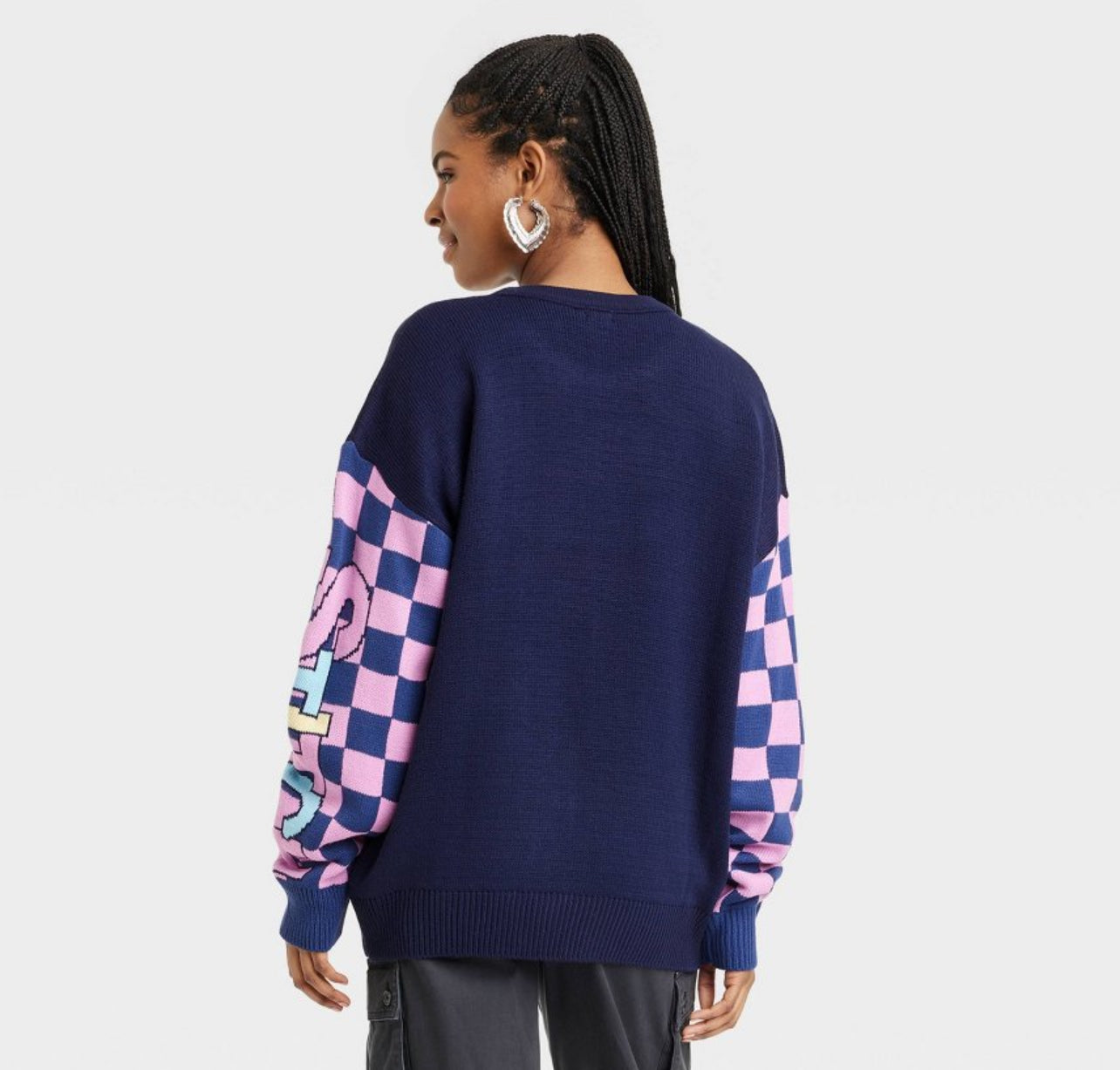 Women's Disney X Skinnydip Stitch Knitted Graphic Sweater
