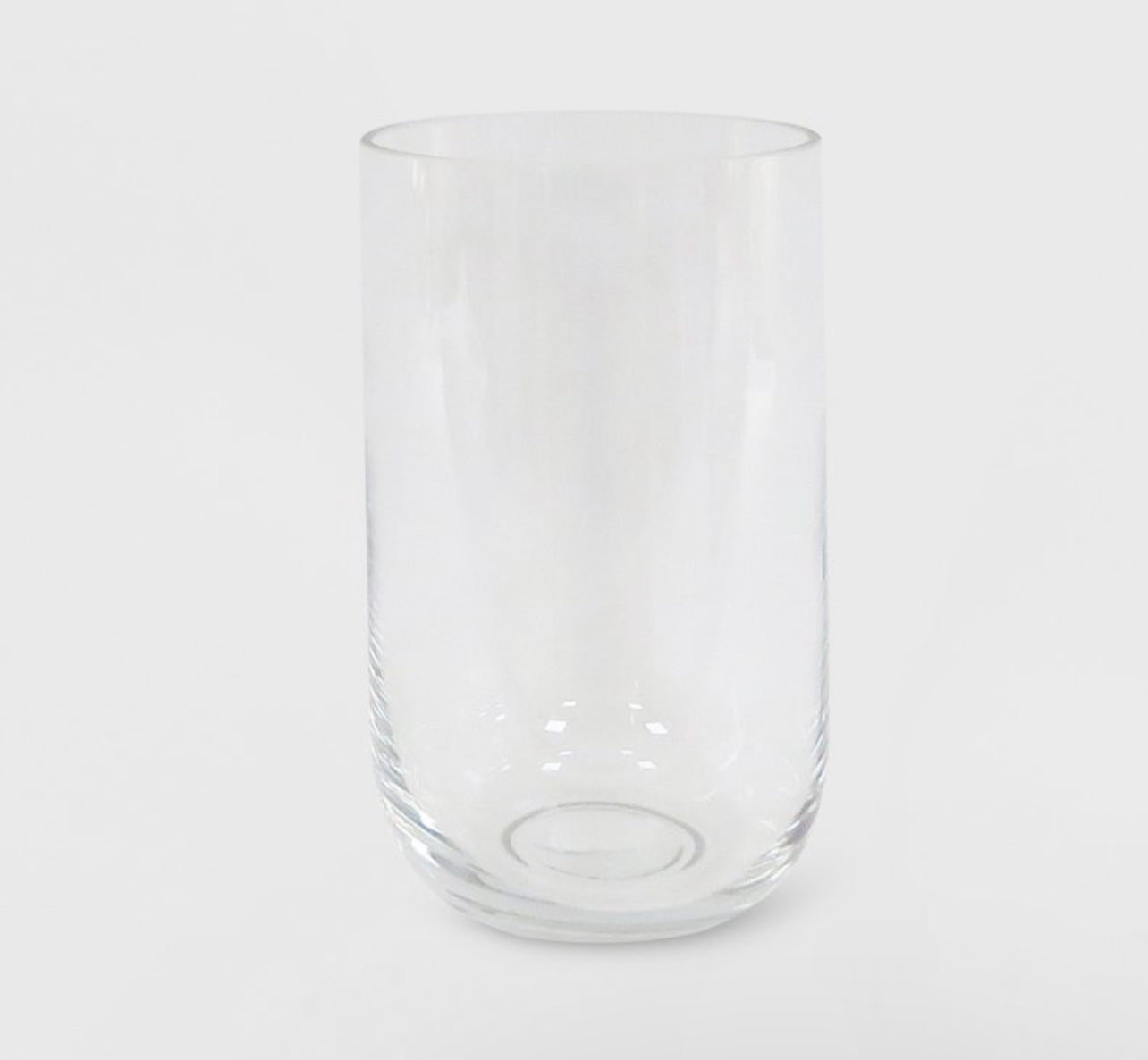 8" x 4.8" Hurricane Glass Pillar Candle Holder Clear - Made By Design™
