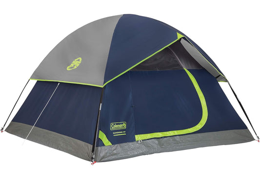 Coleman Sundome Camping Tent, 2/3/4/6 Person Dome Tent with Snag-Free Poles for Easy Setup in Under 10 Mins, Included Rainfly Blocks Wind & Rain, Tent for Camping, Festivals, Backyard, Sleepovers