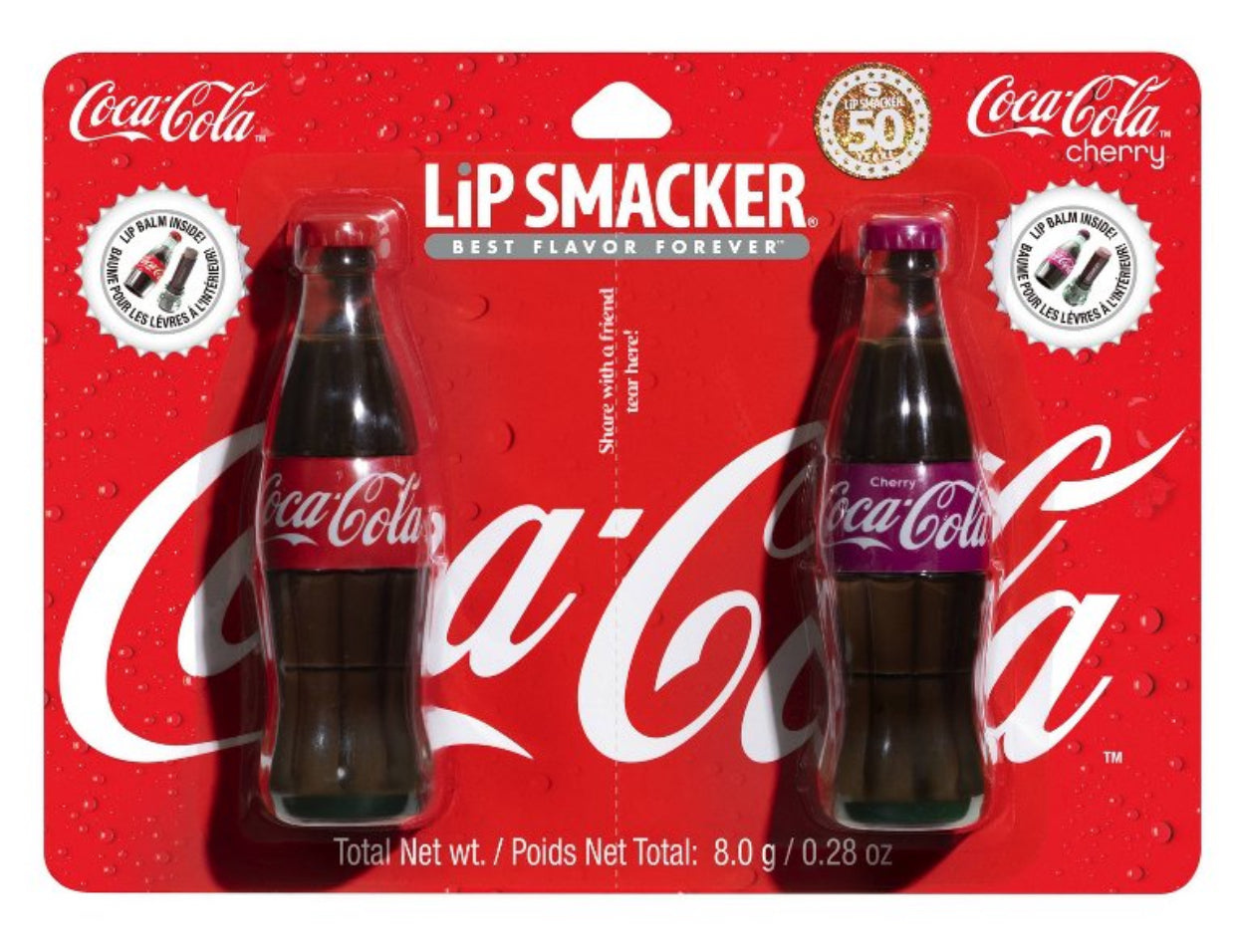 Lip Smacker Coca-Cola Contour Lip Balm -
0.280z/2pc
