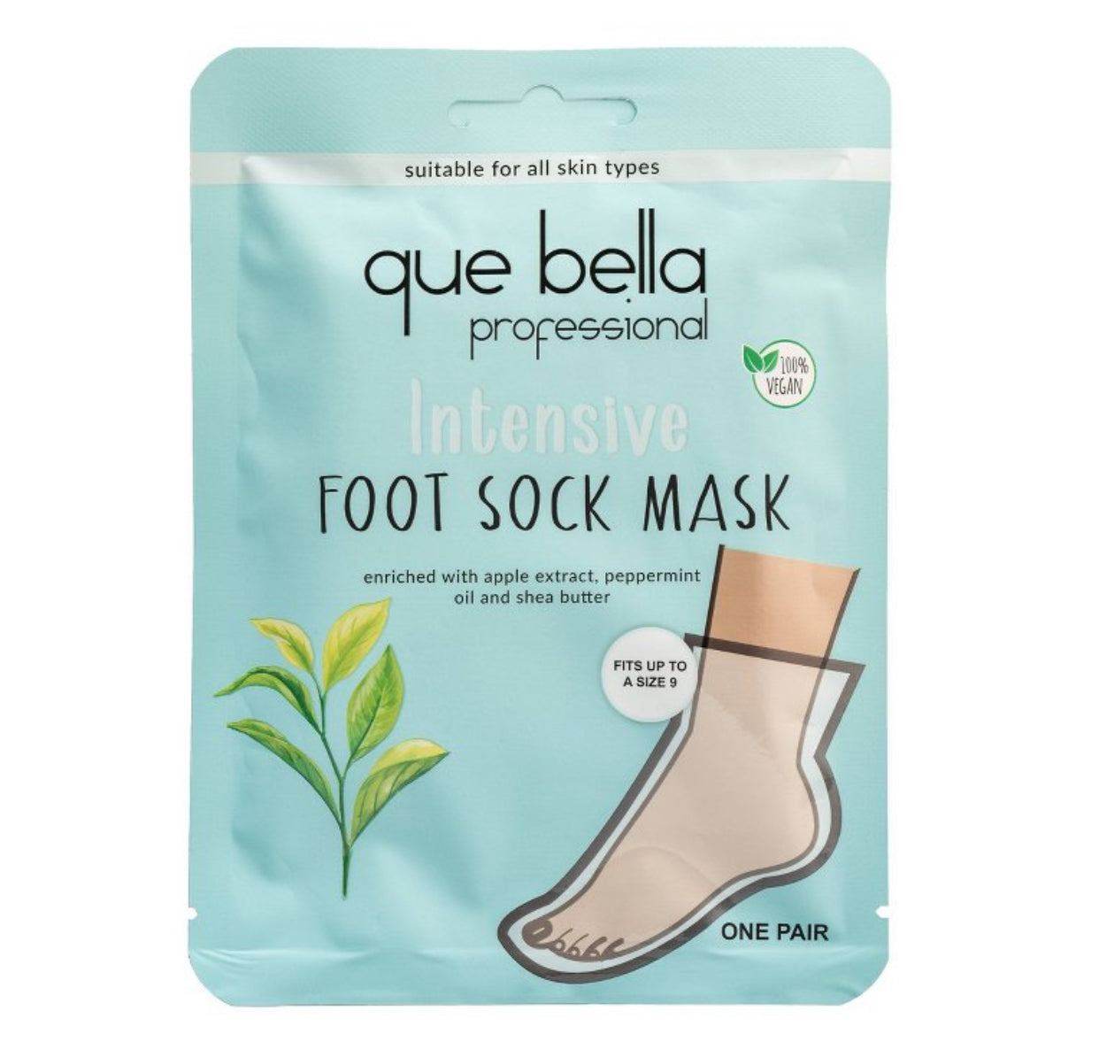 Que Bella Intensive Foot Mask - 5 pairs