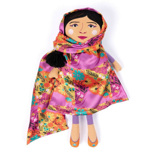Piccolina Trailblazer Malala Yousafzai Plush Doll