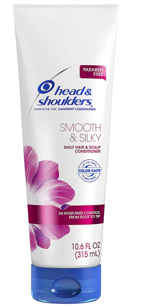 Head & Shoulders Head and Shoulders Smooth and Silky Paraben Free Dandruff Conditioner, 10.6 fl oz