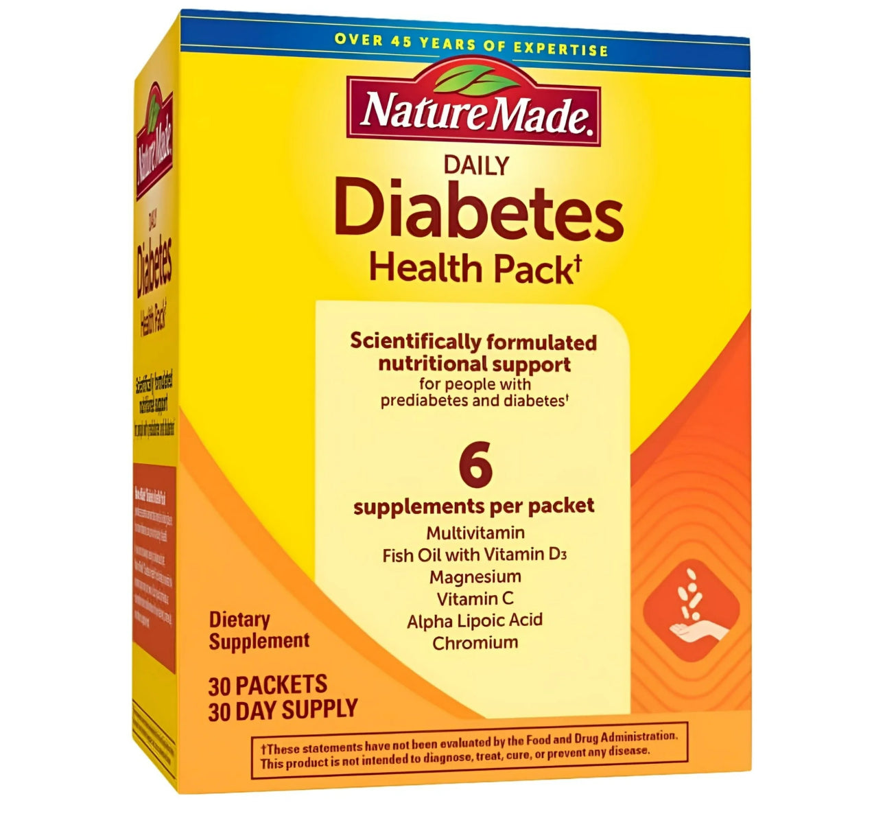 Nature Made Daily Diabetes Health Pack 30 Pkts