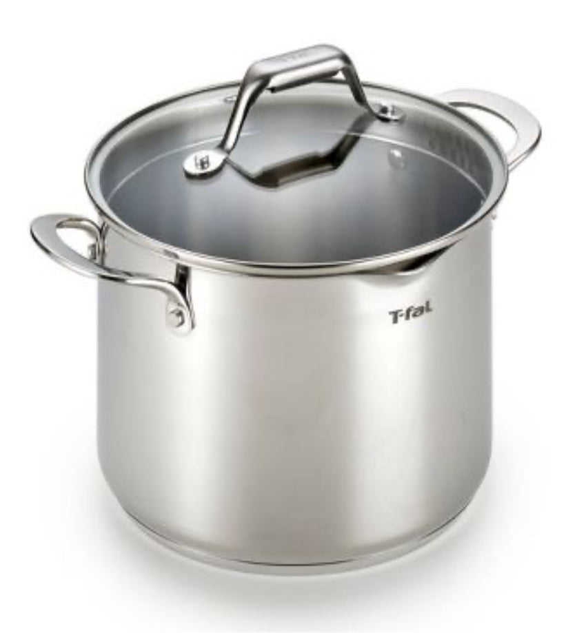 T-Fal simply cook 6.2 stainless steel covered stock pot