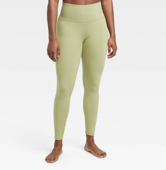 Women's Brushed Sculpt Ultra High-Rise Leggings 27.5" - All in Motion™ Olive Green L
