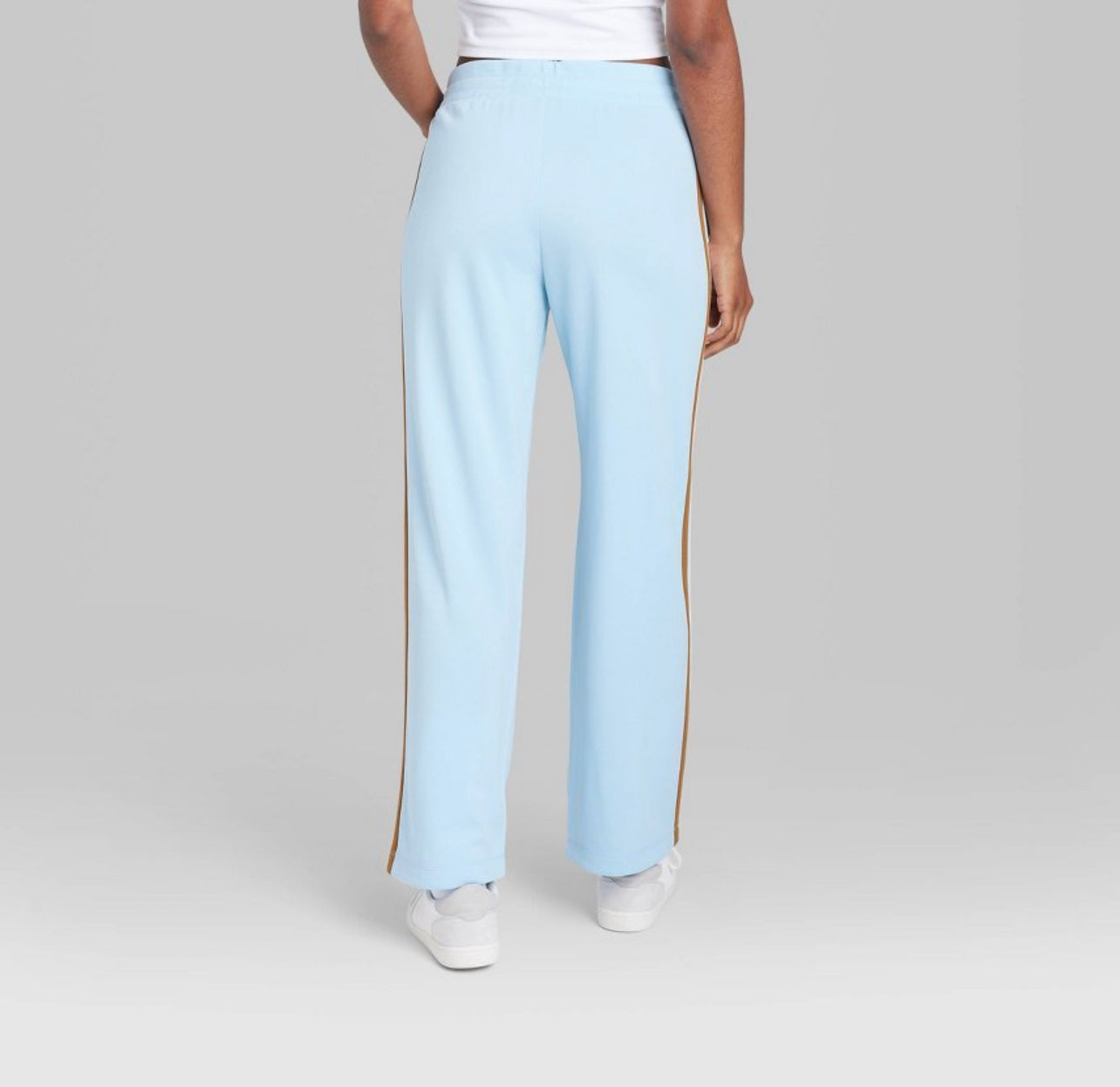 Women's High-Rise Track Pants - Wild Fable Blue SM