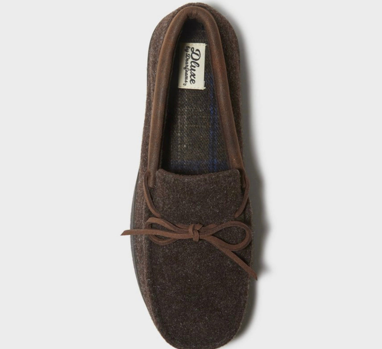Casepack of 6 pairs of size Large (11-12) Jacoby Moccasin slippers