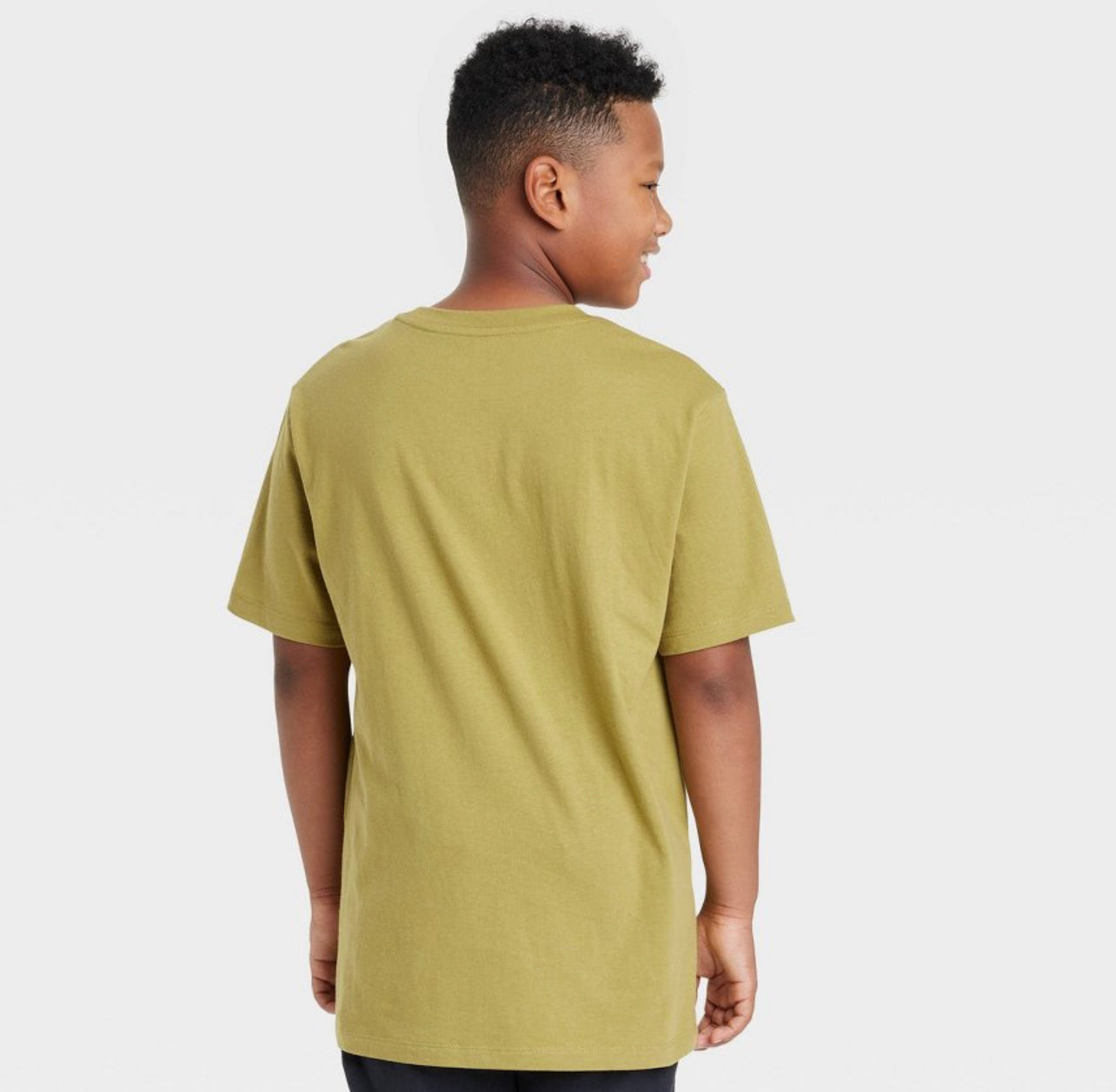 Boys' Skeleton Head Short Sleeve Graphic T- Shirt - Lime Green